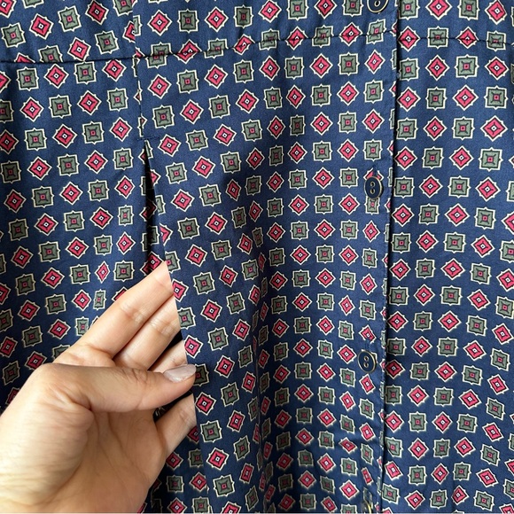 Brooks Brothers// Bris Cotton Short Dress Navy Size 14 - Picture 4 of 14